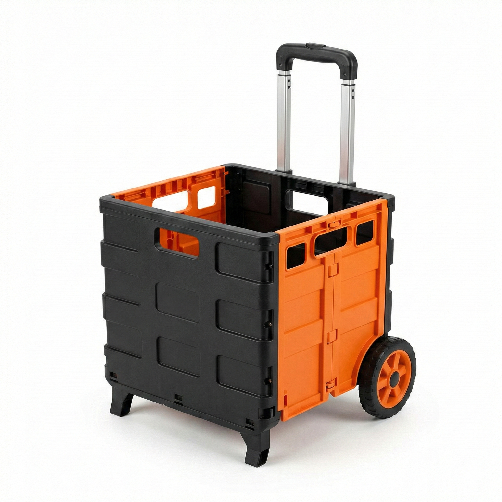 Chariot de courses Pliable Rouge et Noir