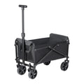 Chariot pliable multifonction – Courses, plage, camping et pique-nique | Pliable & portable, grande capacité